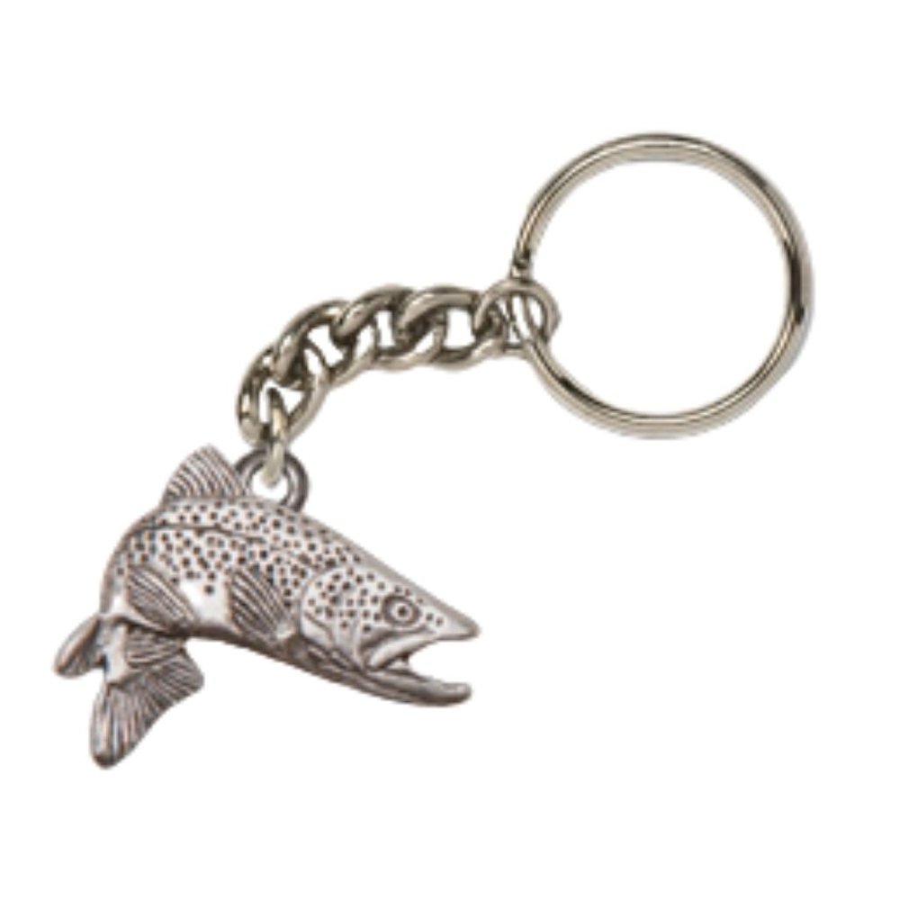 Jumping Brown Trout Keychain 1987K